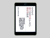 そろそろ使うのをやめにしたい現代語辞典